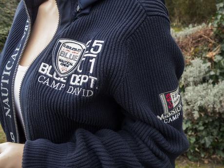 Camp david pletená mikina, s