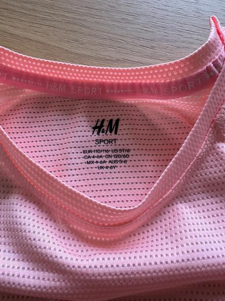 Tričko funkčné h&m 2pack 110/116, h&m,110