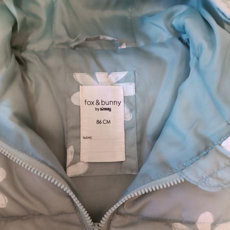 Dievčenská prechodná bunda, fox & bunny,86