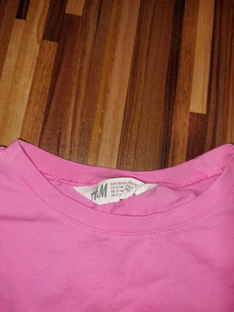 Tričko crop top 158/164, h&m,158