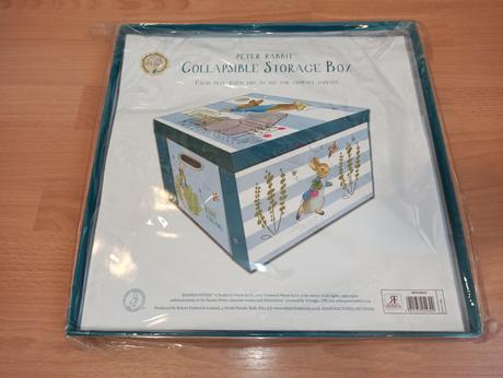 Peter rabbit collapsible storage box pasikavy, 