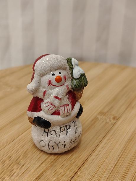 Nová zberat retro vianočná figúrka snehuliak santa, 
