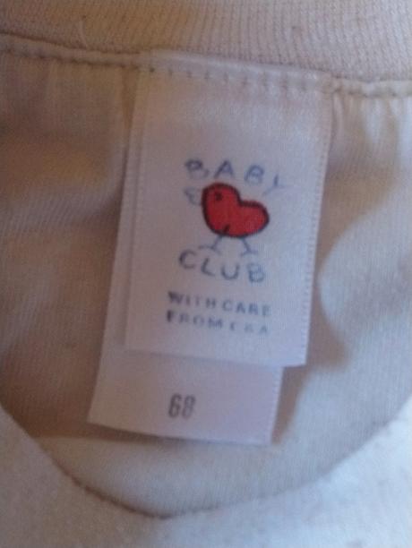 Detská zateplená mikina, baby club, baby club,68