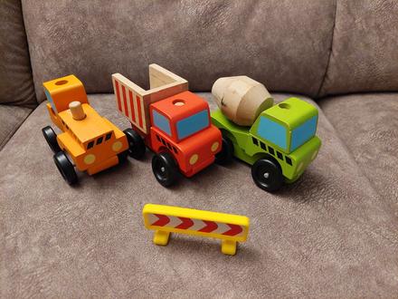 Stavba drevené vozidlá melissa & doug,