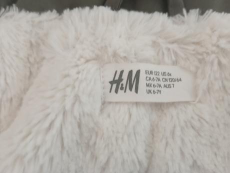 Zimná vetrovka h&m 122, h&m,122