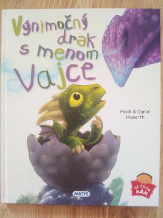 Rozprávky - drak menom vajce + maľovánka o drakoch,