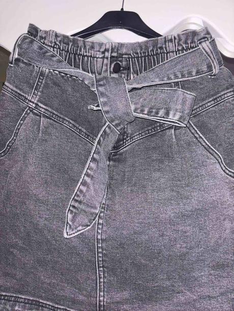 Riflová sukňa, tezenis,s