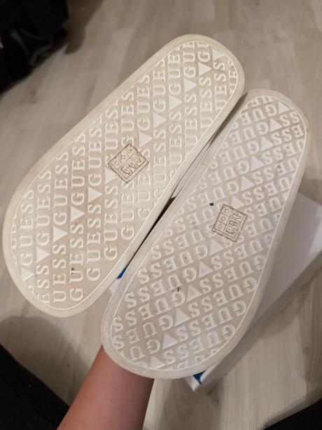 Guess letne plažove šľapky biele damske, guess,38