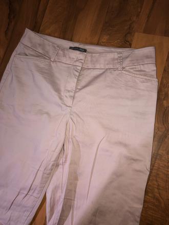 Svetloružové elegantné nohavice, l