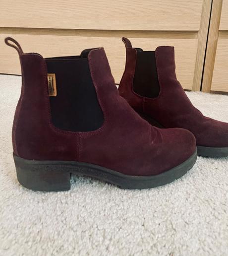 Členkové semišové čižmy, 37