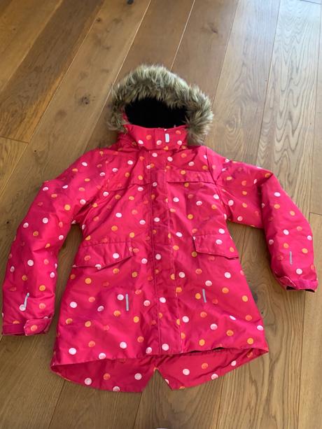 Reima predĺžená zimná bunda, parka, kabát 134-140, reima,134
