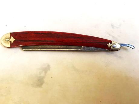 Starožitná britva solingen h. böker, 