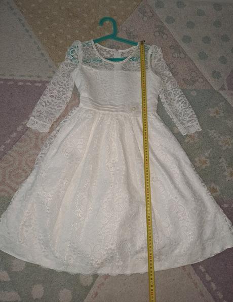 Spoločenské šaty-nové farba maslová, 140