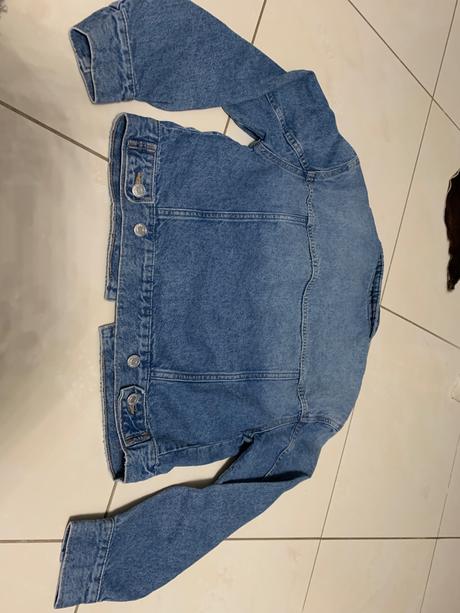 Rifľová bunda, h&m,158