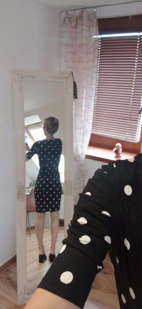 Bodkovane šaty, orsay,xs