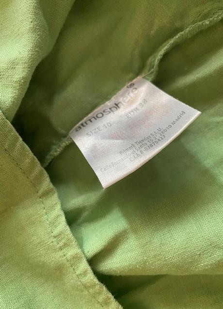 Ľanovo - bavlnená sukňa zn. atmosphere v. 38, atmosphere,38