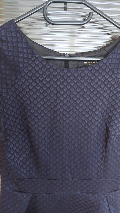 Modré puzdrové šaty reserved 38, reserved,38