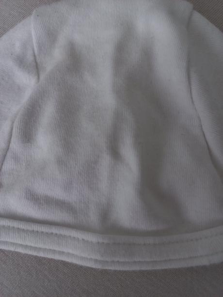 Čiapka novorodenec biela, tinko,62