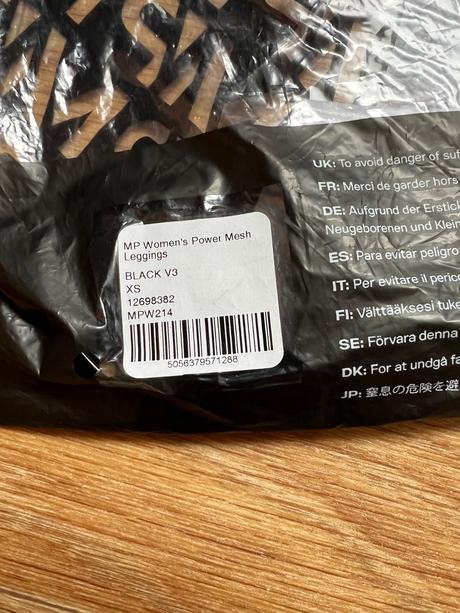 My protein mp čierne legíny, xs