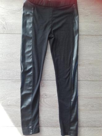 Legíny s koženkovým lémom, pepco,122