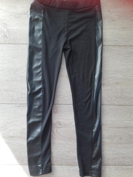 Legíny s koženkovým lémom, pepco,122