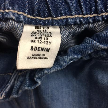 Sukňa rifľová dievčenská h&m č.158, 12-13y, h&m,158