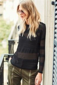 Prúžkovaný tenký pulóver next veľ. 38 a, next,s