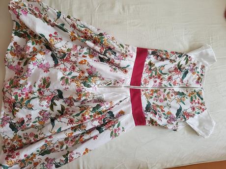 Kvetovane saty, orsay,s