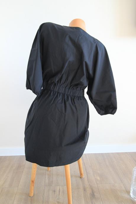 Čierne oversize šaty s vreckami, h&m, h&m,m