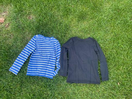 Tričo s fosforovou potlačou+1gratis, h&m,140