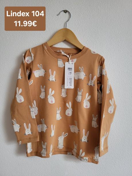 Lindex 104 tričká so zajkom a zvieratkami, lindex,104