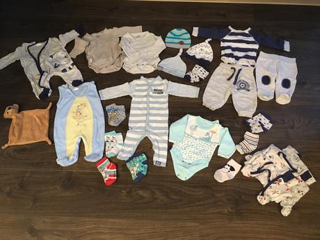 Balíček oblečenia pre bábo do 3 mesiacov, 50–62