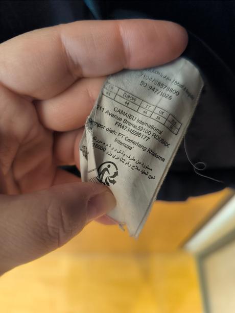 Tmavomodrá zimná bunda, camaieu,44