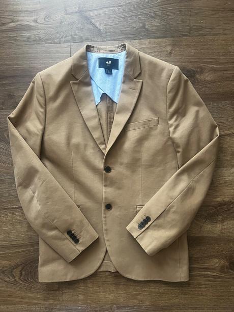 Pánske slim sako, h&m,48