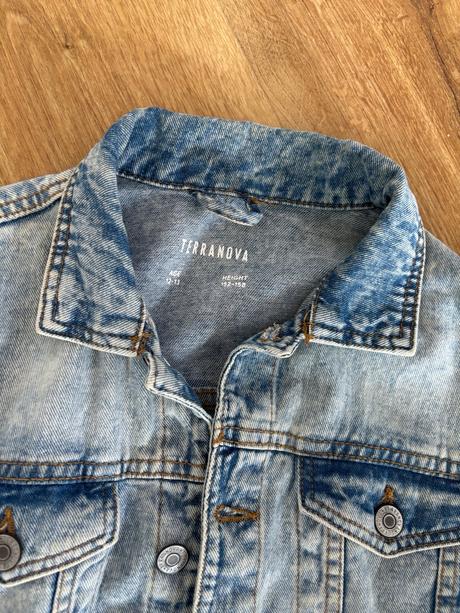 Chlapčenská frajerka riflova bunda 152/158, terranova,152