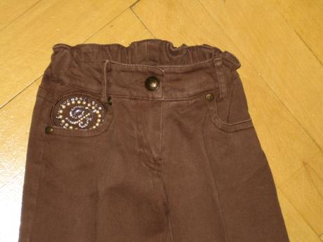 Miss blumarine 3/4 strečové nohavice pre 6 ročné, 122