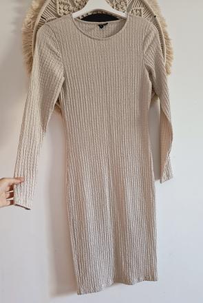 Béžové šaty vero moda, vero moda,xs