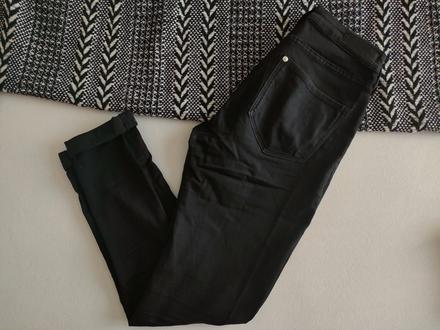 Čierne rifle skinny, zn. h&m "d", h&m,m