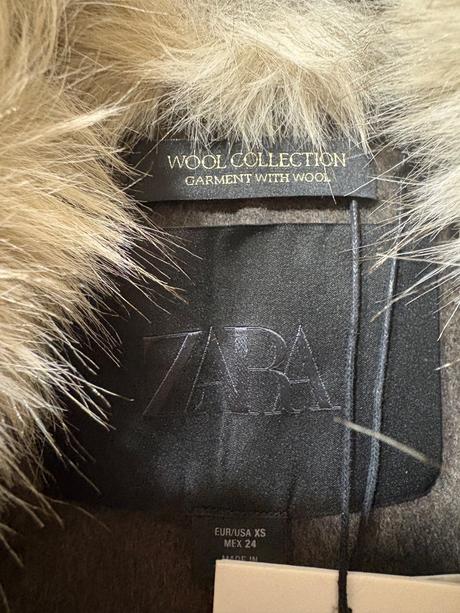 Zara wool collection kabátik xs oversize, zara,xs