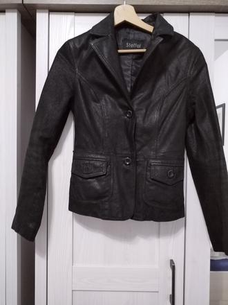 Kožené sako,xs a s, nosí sa ako koz. bunda, s