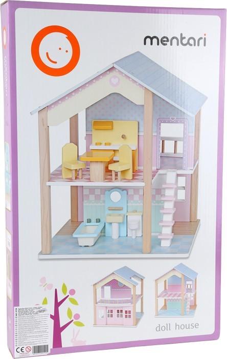 Small foot domček pre bábiky modrá strecha otočný,