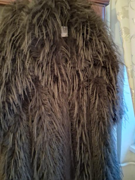 Damsky nový kožuch lama, xl