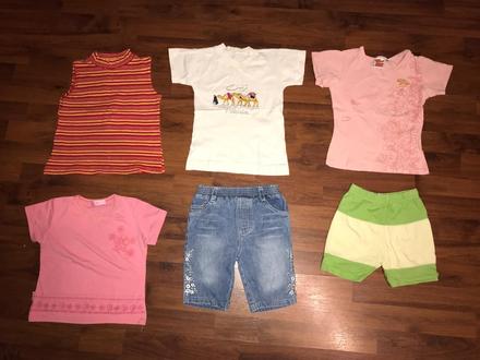 Dievčenský letný balík - 6 vecí, 104–116