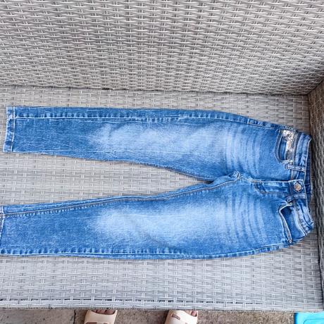 Riflové nohavice dievčenské v.140, 140