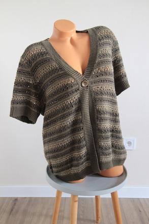 Vintage pletený kardigan, xl, xl