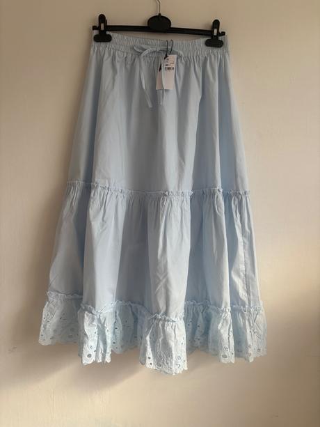Svetlomodrá maxisukňa, m