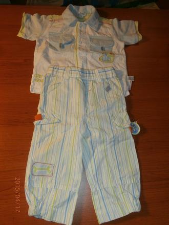 Súprava košeľa+nohavice, 74