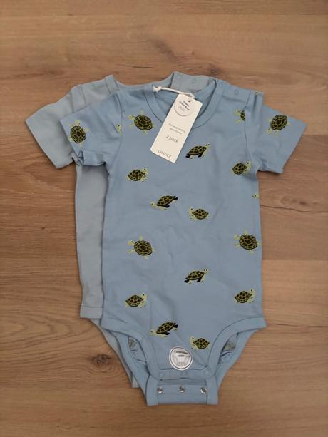 Lindex letne body korytnacky dvojbalenie, lindex,74 / 80