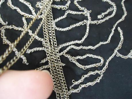 Čierne tričko s retiazkami vel. m-l, kookai,l