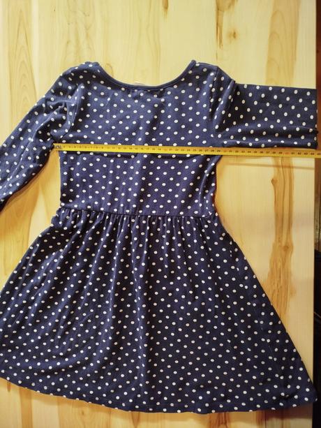 Bodkované šaty, h&m,122